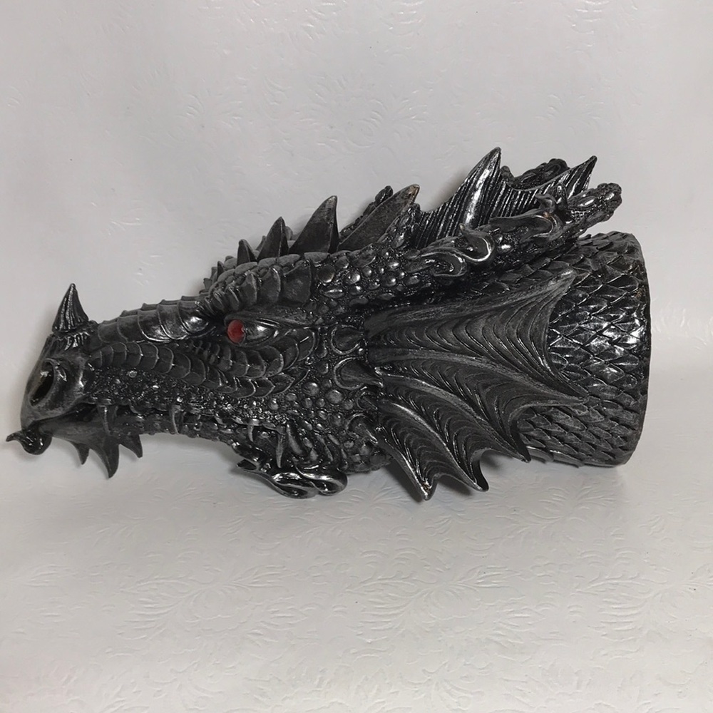 DWK 2019 Fire Dragon Head Figure Gun Metal Black Color